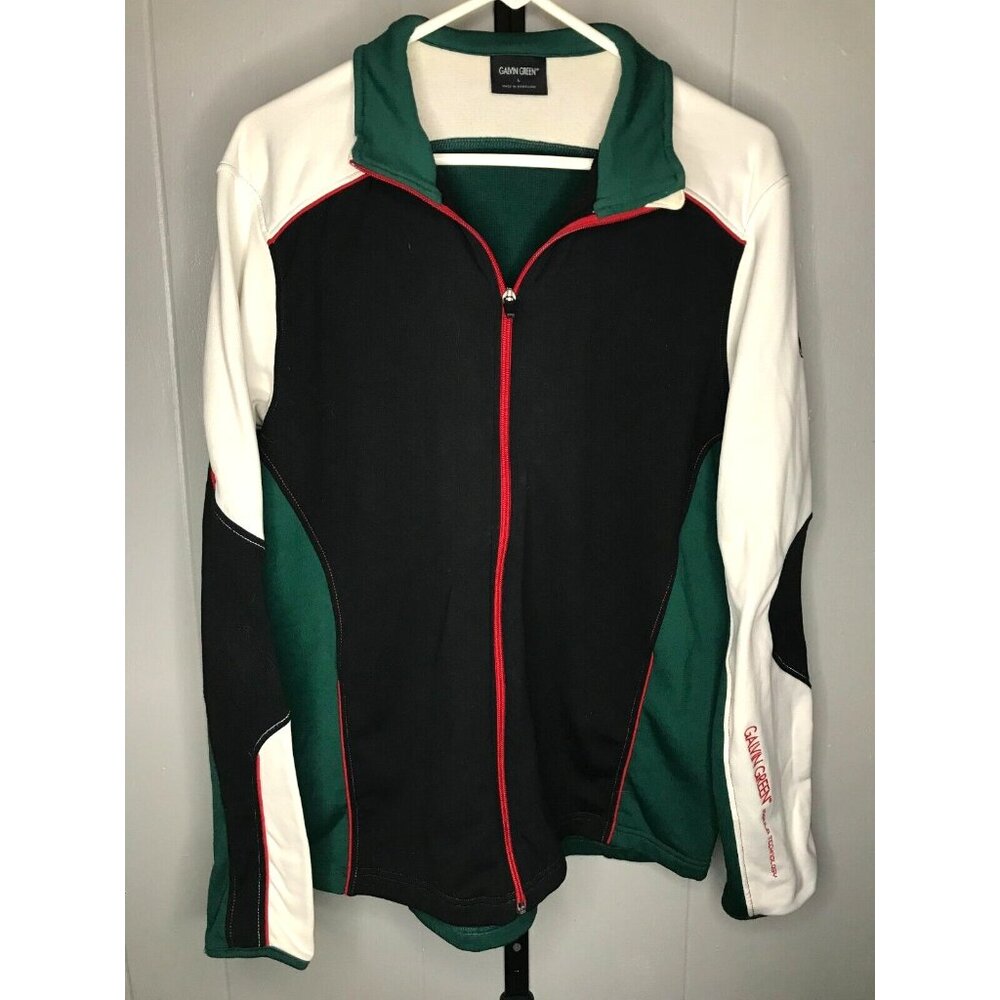 Galvin Green Men's Insula Golf Long Sleeve Full Zip Jacket Navy Blue Size Large